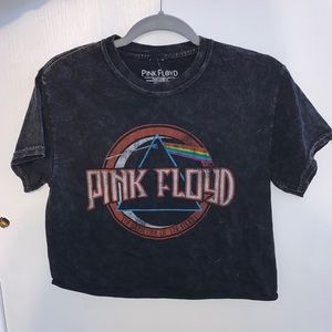 Aeropostale Pink Floyd Cropped Shirt